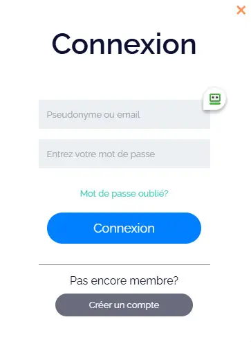 Connexion des membres du Bets Amigo Casino